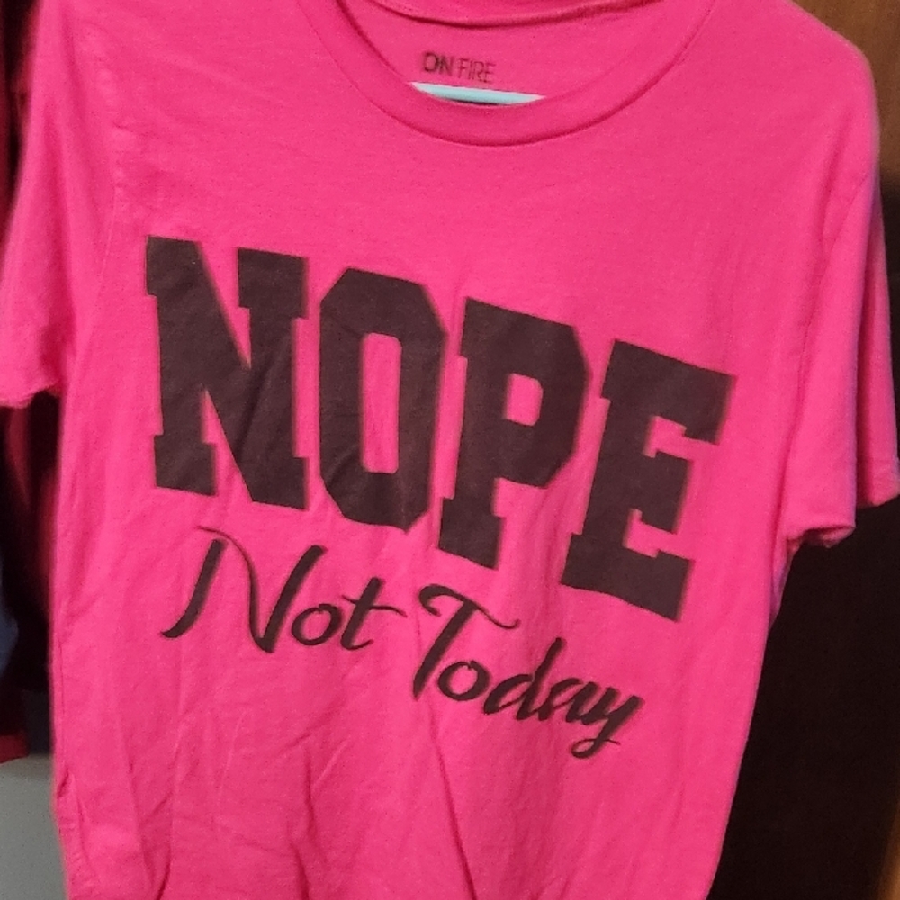 On Fire Kids Pink Graphic T-Shirt